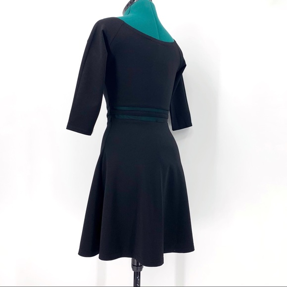 Lulu's Yes to the Mesh Black Skater Dress, XS - Picture 6 of 15